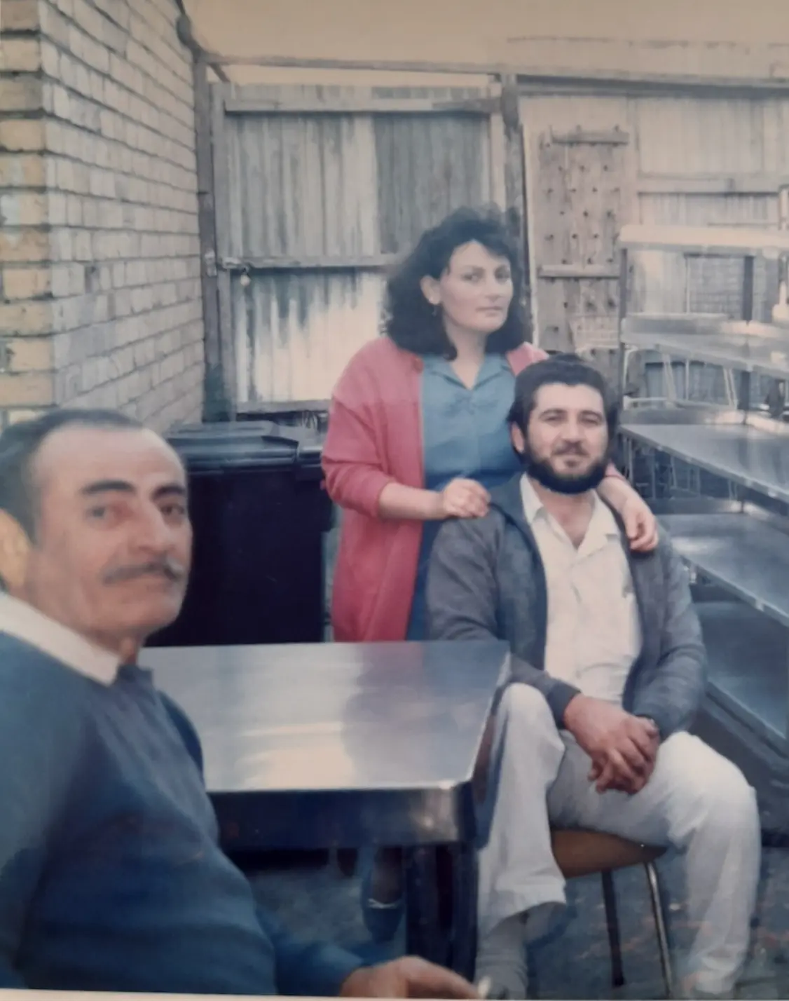 Nick & Olga Athanosopoulos and Haris Stamboulidis at first premises
